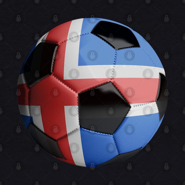 Iceland Soccer Ball by reapolo